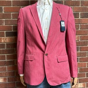 Daniel Hechter Paris Harper‎ Cranberry Sport Coat Size 42R